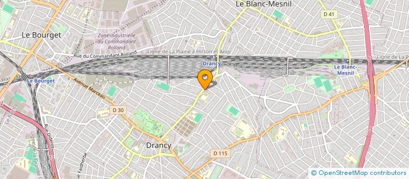 localisation de l'entreprise RIDEFLEET AUTO à DRANCY