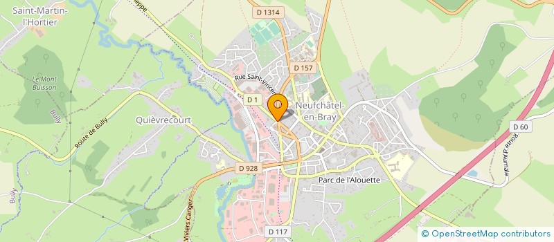 localisation de l'entreprise RIDEL à NEUFCHATEL-EN-BRAY