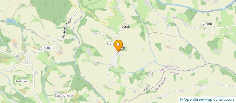 localisation de l'entreprise RIDEL  CANENS