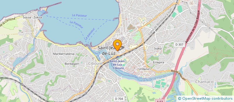 localisation de l'entreprise RIDEL MOBILITY à SAINT-JEAN-DE-LUZ