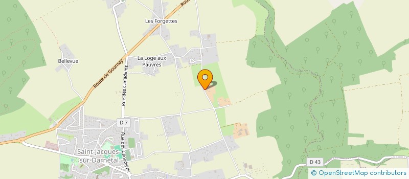 localisation de l'entreprise RIDEL TERRASSEMENT à SAINT-JACQUES-SUR-DARNETAL