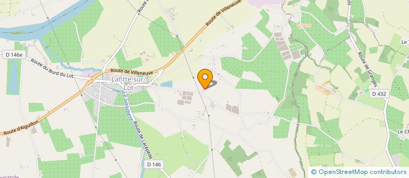 localisation de l'entreprise RIDELUCK  LAFITTE-SUR-LOT