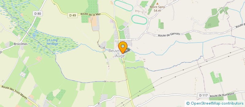 localisation de l'entreprise RIDEM  BEUVRON-EN-AUGE