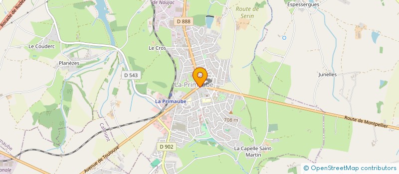 localisation de l'entreprise RIDER 12  LUC-LA-PRIMAUBE