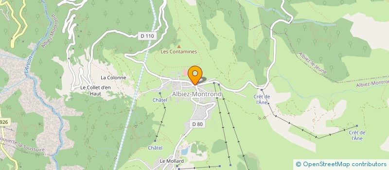 localisation de l'entreprise RIDER  ALBIEZ-MONTROND