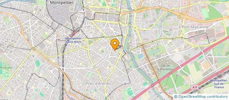 localisation de l'entreprise RIDERS MEDITERRANEENS à MONTPELLIER