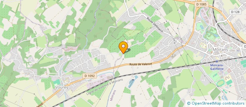 localisation de l'entreprise RIDGE 1601  MOIRANS