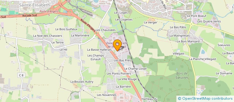 localisation de l'entreprise RIDGE  VERN-SUR-SEICHE