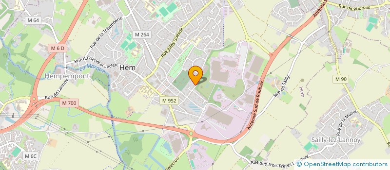 localisation de l'entreprise RIDGEWELL  HEM