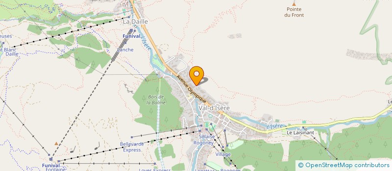 localisation de l'entreprise RIDGWAY  VAL-D'ISERE