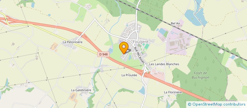 localisation de l'entreprise RIDIER ELECTRICITE  FOUGERE