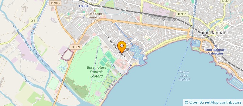 localisation de l'entreprise RIDINGS à FREJUS