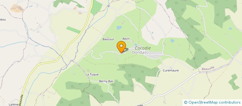 localisation de l'entreprise RIDIUM  DONDAS