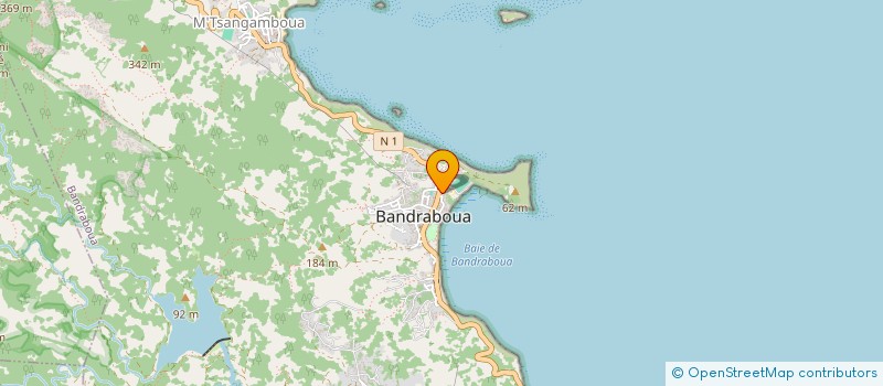localisation de l'entreprise RIDJ TRAVAUX NORD à BANDRABOUA