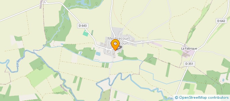 localisation de l'entreprise RIDLINE  MESBRECOURT-RICHECOURT