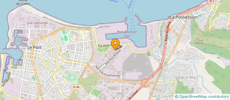 localisation de l'entreprise RIDLOG à LE PORT