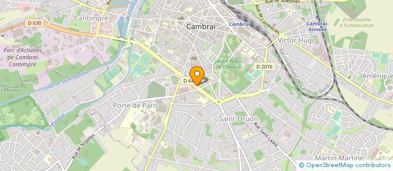 localisation de l'entreprise RIDO&CO à CAMBRAI