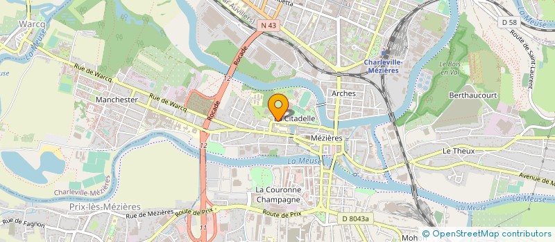 localisation de l'entreprise RIDOFLOR  CHARLEVILLE-MEZIERES