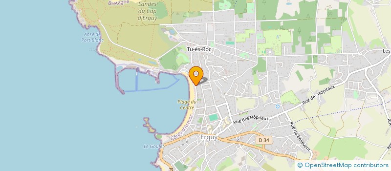 localisation de l'entreprise RIDOR INVEST  ERQUY