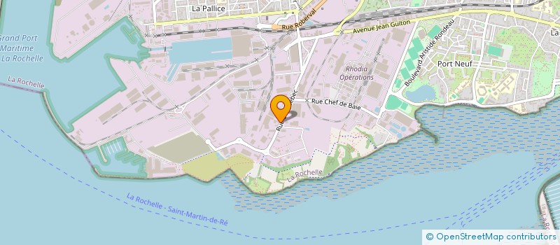 localisation de l'entreprise RIDORET BETECH à LA ROCHELLE