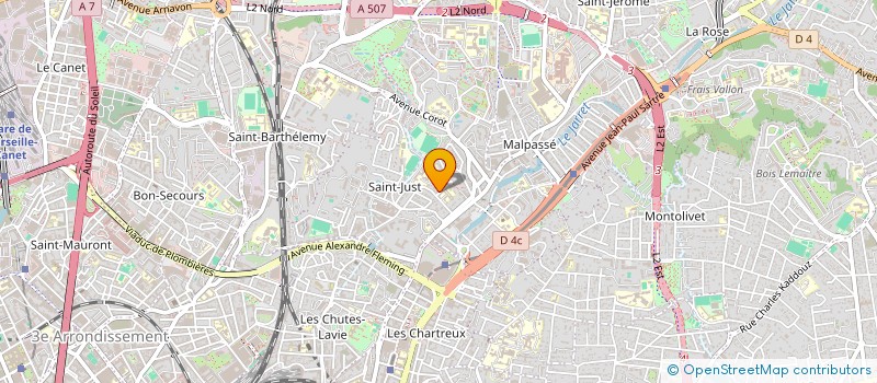 localisation de l'entreprise RIDOUALA à MARSEILLE