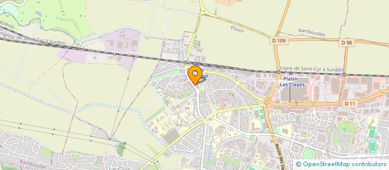 localisation de l'entreprise RIDOVIA  PLAISIR