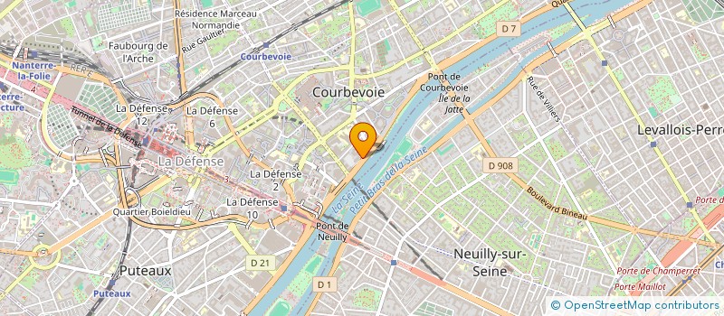 localisation de l'entreprise RIE EX LIBRIS à COURBEVOIE