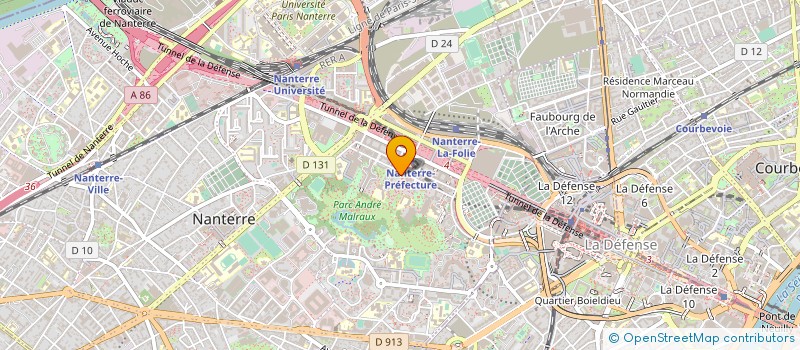 localisation de l'entreprise RIE IMPORT-EXPORT ET TRANSPORTS à NANTERRE