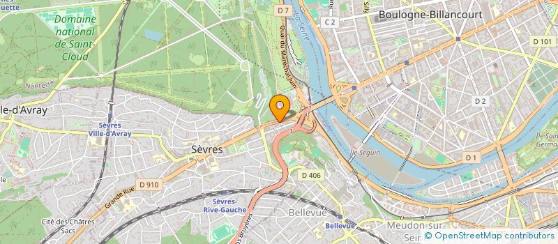 localisation de l'entreprise RIE SEVRES MANUFACTURE  SEVRES