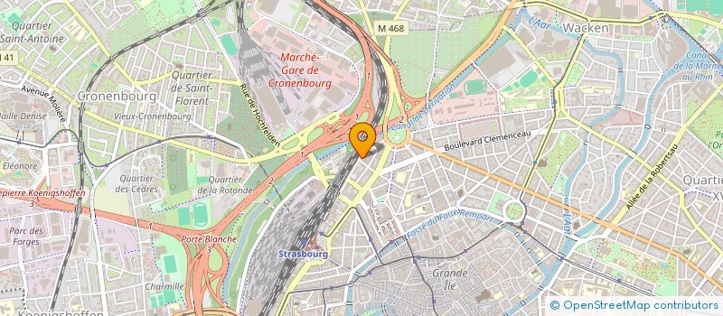localisation de l'entreprise RIEBEL B ET ASCHIERO J P à STRASBOURG
