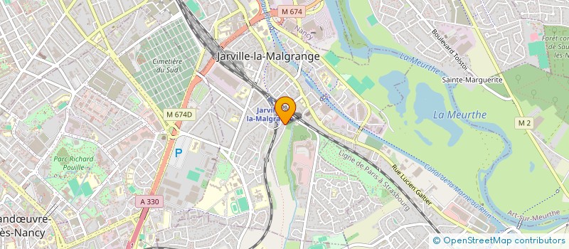 localisation de l'entreprise RIEBEL ET CIE  JARVILLE-LA-MALGRANGE