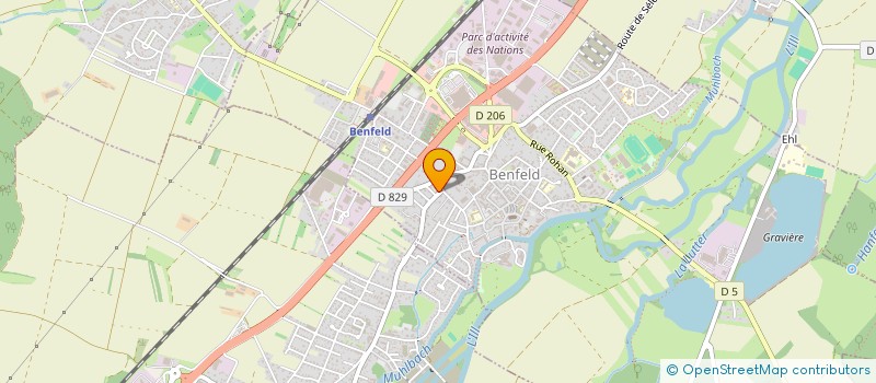 localisation de l'entreprise RIED LASER  ROSSFELD