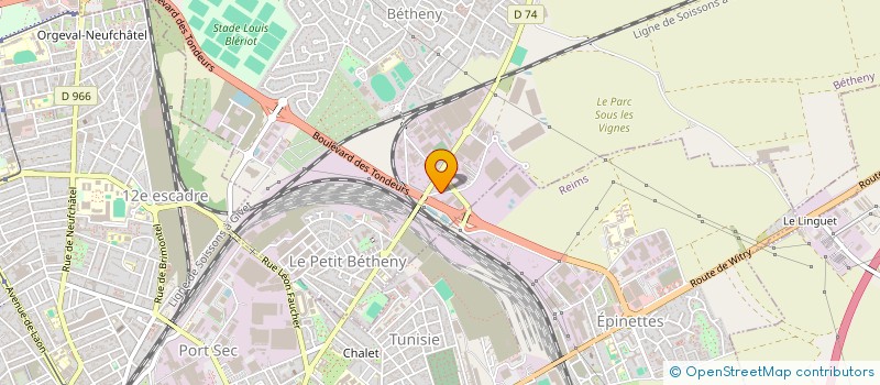 localisation de l'entreprise RIED LOGISTIQUE  BETHENY