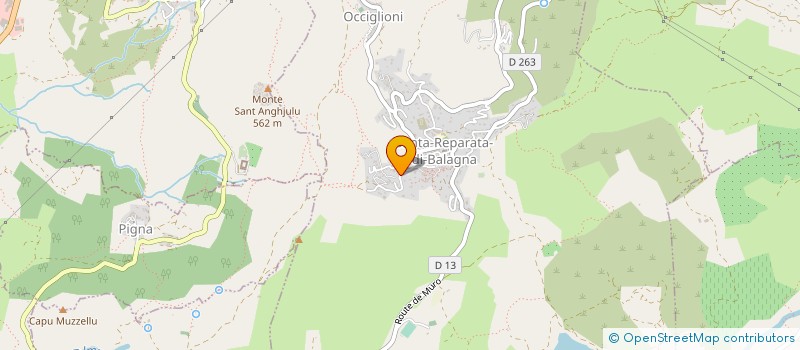 localisation de l'entreprise RIEDI DISTRIBUTION à SANTA-REPARATA-DI-BALAGNA