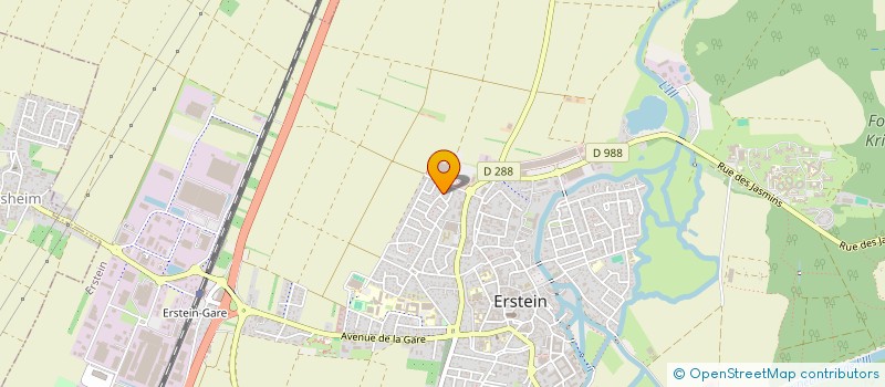 localisation de l'entreprise RIEDWARE  ERSTEIN