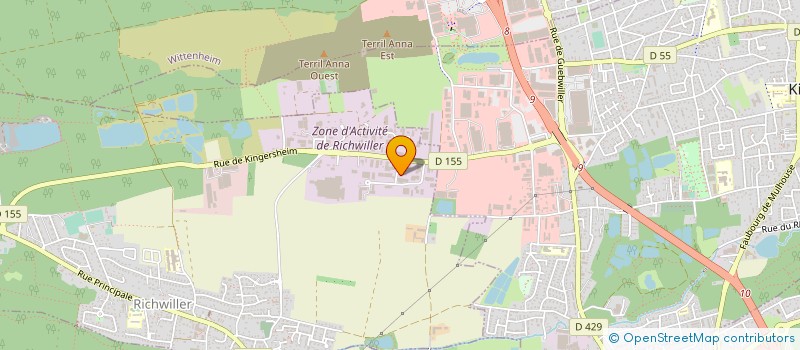 localisation de l'entreprise RIEGERT ET FILS  RICHWILLER