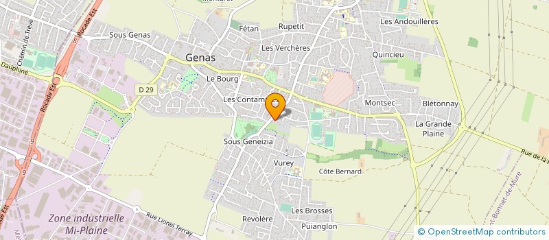 localisation de l'entreprise RIEHL AUTO.COM à GENAS