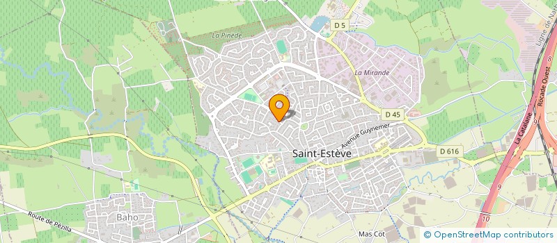 localisation de l'entreprise RIEHM IMMO  SAINT-ESTEVE