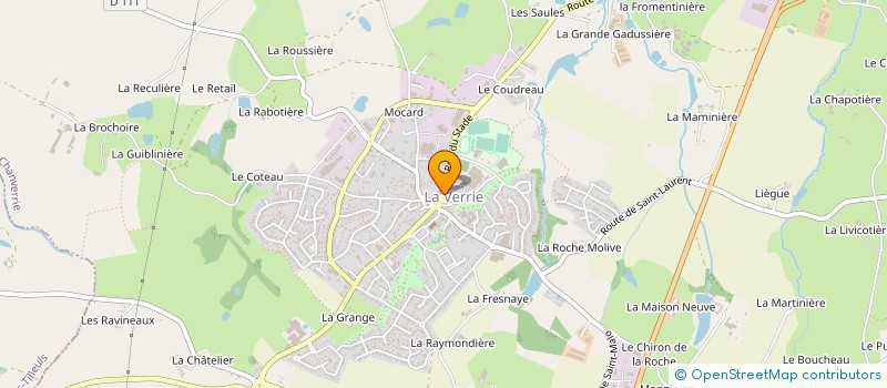 localisation de l'entreprise RIEKER - GABORIEAU SA à LES LANDES-GENUSSON