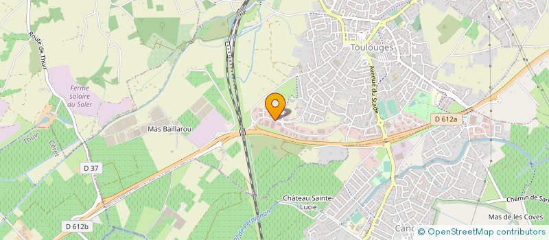 localisation de l'entreprise RIEL CHYC FRANCE SARL  TOULOUGES