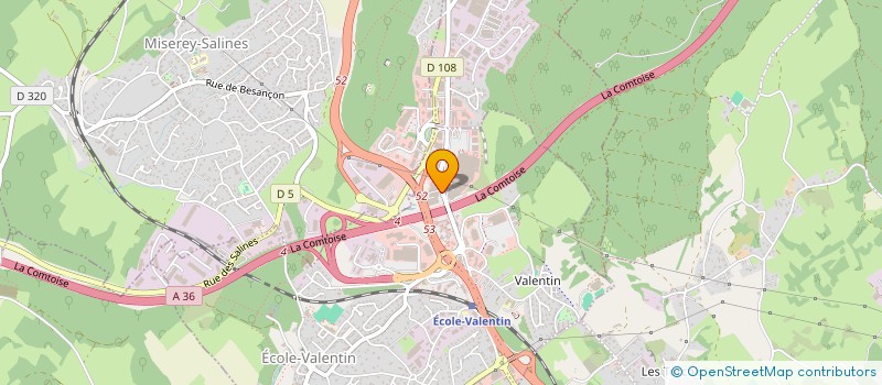 localisation de l'entreprise RIEM'CO à ECOLE-VALENTIN
