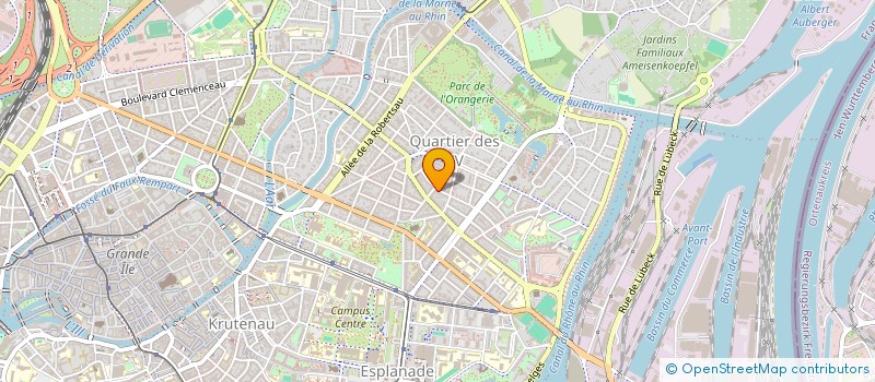 localisation de l'entreprise RIEN A CARRE à STRASBOURG