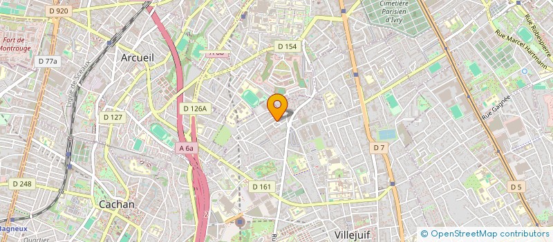 localisation de l'entreprise RIEN A FETER  VILLEJUIF