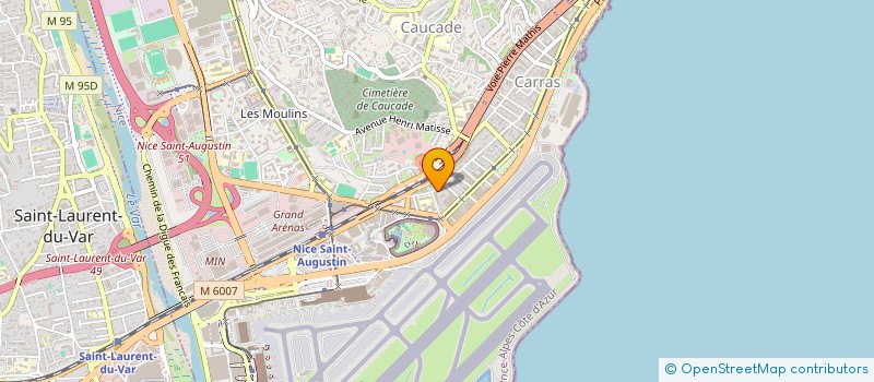 localisation de l'entreprise RIEN QU'UN SOURIRE à NICE