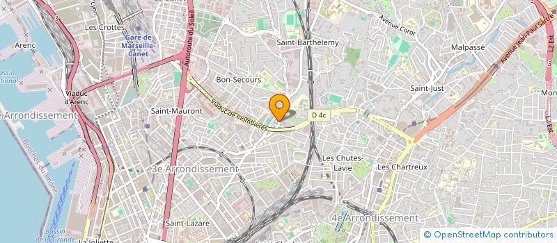 localisation de l'entreprise RIEN QUE LA MUSIQUE  MARSEILLE