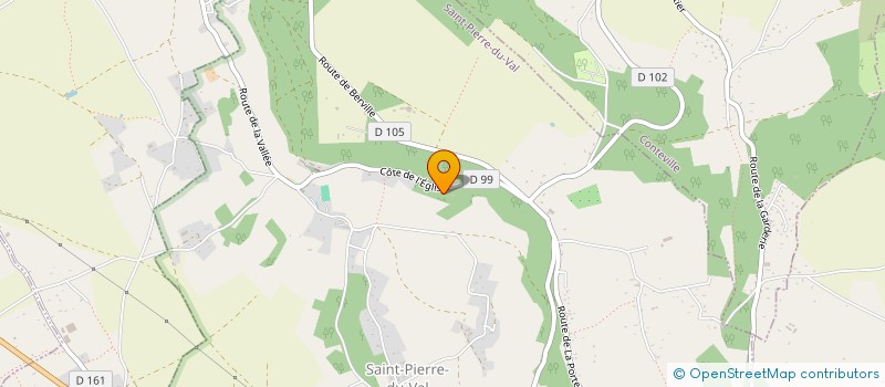 localisation de l'entreprise RIEN QUE NOS PAS  SAINT-PIERRE-DU-VAL