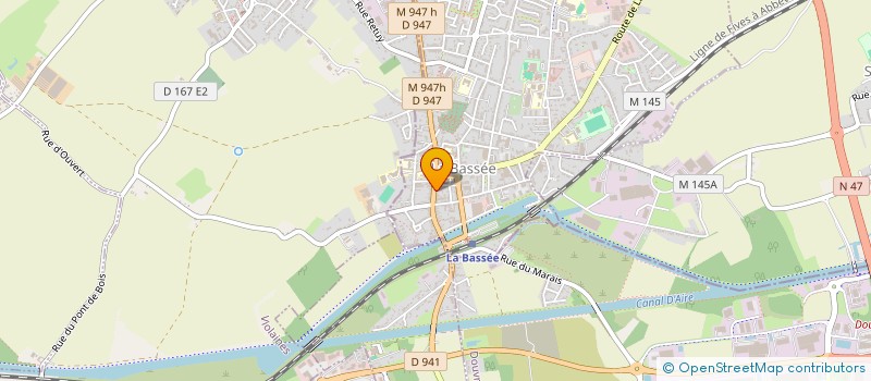 localisation de l'entreprise RIEN QUE POUR VOS YEUX 1  LA BASSEE