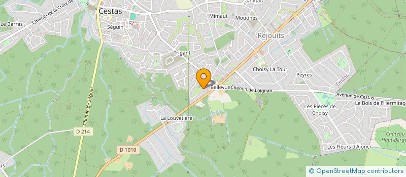 localisation de l'entreprise RIERA FINANCES à CESTAS