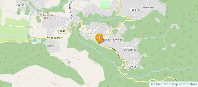 localisation de l'entreprise RIESLING  BAGNOLS-EN-FORET