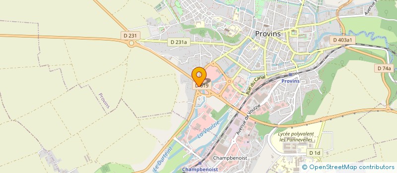 localisation de l'entreprise RIESTER AUTOMOBILES  PROVINS